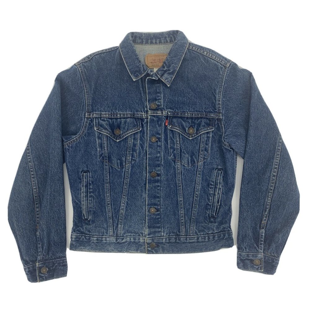 COPY - Women's Vintage Levi's Trucker Denim Jean Jacket Size 20 Made in USA 707…